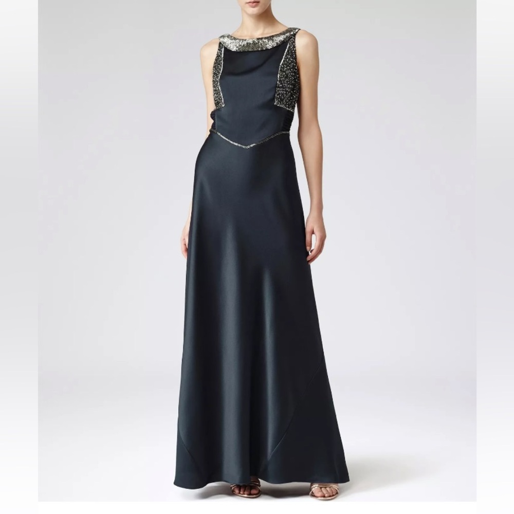 Reiss Antibel Beaded Formal Gown - Picture 3 of 10
